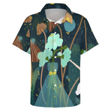 Cargar imagen en el visor de la galería, Camisa Algodón Personalizable Manga Corta con Cuello y Bolsillo