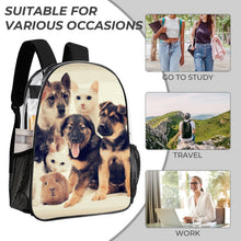 Cargar imagen en el visor de la galería, Conjunto de Mochila Transparente PVC 3 Piezas Personalizable