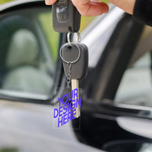 Cargar imagen en el visor de la galería, Llavero acrílico transparente Impresión a doble cara de 3 mm de espesor personalizado con patrón foto texto