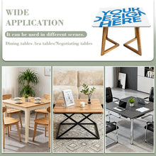 Cargar imagen en el visor de la galería, Mantel cuadrado de hule JJ05191095 personalizado con patrón foto texto (impresión de imagen única)