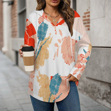 Cargar imagen en el visor de la galería, Sudadera Cuello V Personalizable para Mujer | Diseño Único