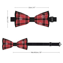 Cargar imagen en el visor de la galería, Pajarita Personalizada para Hombre | Corbatín Ajustable Pre-atado Boda
