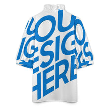 Cargar imagen en el visor de la galería, Camiseta de manga corta para mujer NT118 personalizado con patrón foto texto