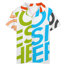 Cargar imagen en el visor de la galería, Conjunto de pijama informal de manga corta para niños LM131 personalizado con patrón foto texto (impresión de imágenes múltiples)