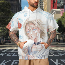 Cargar imagen en el visor de la galería, Sudadera Capucha Manga Corta Hombre | Tejido Air Layer Personalizable