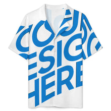 Cargar imagen en el visor de la galería, Conjunto de pijama de manga corta para mujer LM093 personalizado con patrón foto texto (impresión de imagen única)