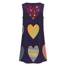 Cargar imagen en el visor de la galería, Vestido Largo Sin Mangas Personalizado | Cuello Redondo & Diseño Propio