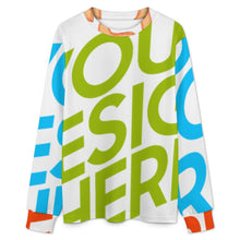 Cargar imagen en el visor de la galería, Conjunto de pijama de cuello redondo y manga larga para niños LM126 personalizado con patrón foto texto (impresión de imágenes múltiples)