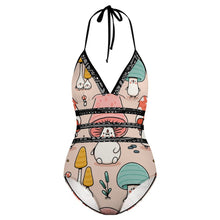 Cargar imagen en el visor de la galería, Bañador Enterizo Mujer Personalizable | Traje de Baño con Lazos y Almohadillas