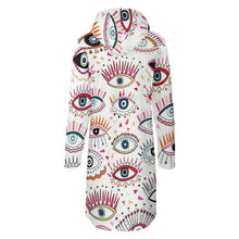 Cargar imagen en el visor de la galería, Vestido Sudadera con Capucha y Bolsillo | Hoodie Largo Mujer