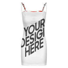 Cargar imagen en el visor de la galería, Vestido sin tirantes para mujer LM450 personalizado con patrón foto texto (impresión de imágenes múltiples)