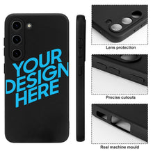 Cargar imagen en el visor de la galería, Funda protectora para teléfono móvil Samsung S23 de TPU personalizado con patrón foto texto