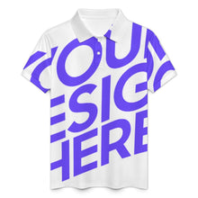 Cargar imagen en el visor de la galería, Polo de dos botones para mujer MWL637 personalizado con patrón foto texto (impresión de imagen única)