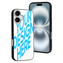 Cargar imagen en el visor de la galería, Funda de vidrio para iPhone 16 de Apple personalizado con patrón foto texto