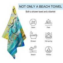 Cargar imagen en el visor de la galería, Toalla de Playa Adulto 130x80cm Personalizable | Microfibra Secado Rápido