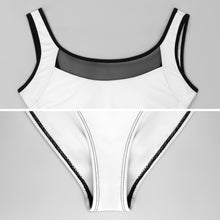 Cargar imagen en el visor de la galería, Novedad de 2024 Traje de baño SDS2006 para mujer una pieza monokini de tela de malla personalizado con patrón foto texto (impresión de imágenes múltiples)