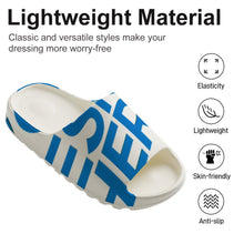 Cargar imagen en el visor de la galería, Pantuflas Yeezy BZ51 para hombre y mujer personalizado con patrón foto texto