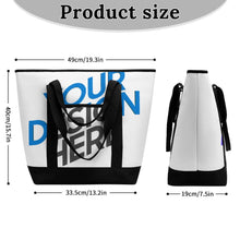 Cargar imagen en el visor de la galería, Bolsa de Compras Térmica de Gran Capacidad XB0601064 personalizado con patrón foto texto (impresión de imágenes múltiples)