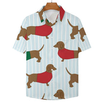 Cargar imagen en el visor de la galería, Camisa Elástica con Cuello Mao para Hombre | Personalizable con Diseño