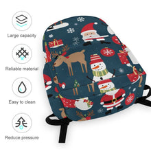 Cargar imagen en el visor de la galería, Mochila Escolar Personalizada de Tela Oxford para Niños