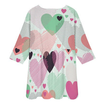 Cargar imagen en el visor de la galería, Vestido Casual con Cuello V Personalizable | Tejido Texturizado