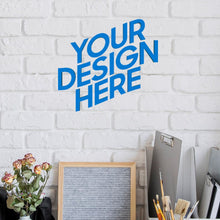 Cargar imagen en el visor de la galería, Decoración de hierro hueco (negro) personalizado con patrón foto texto