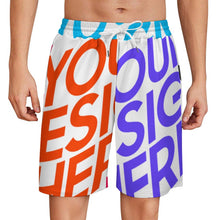 Cargar imagen en el visor de la galería, Pantalones deportivos cortos para hombre LM133 Tallas XS a 4XL personalizado con patrón foto texto (impresión de imágenes múltiples)
