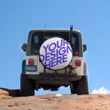 Cargar imagen en el visor de la galería, Cubierta para llantas neumático de tela Oxford protector de rueda resistente QC1103000 Personalizado Personalizada con Foto, Texto o Logo