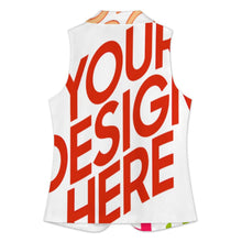 Cargar imagen en el visor de la galería, Chaleco informal y elegante versátil para mujer A22K personalizado con patrón foto texto (impresión de imágenes múltiples)