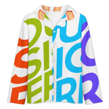 Cargar imagen en el visor de la galería, Conjunto de pijama de manga larga para niños LM125 personalizado con estampado de texto con nombre (diseño con varias imágenes)