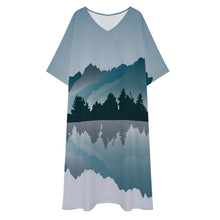 Cargar imagen en el visor de la galería, Caftán Largo Personalizado con Foto | Regalo Mujer Boho Chic