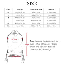 Cargar imagen en el visor de la galería, Bikini de dos piezas sin tirantes y cuello halter para mujer F145kA01 personalizado con patrón foto texto