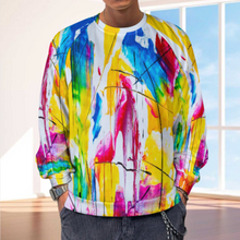 Cargar imagen en el visor de la galería, Sudadera de hombre A27H personalizado con patrón foto texto (impresión de imagen única)