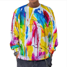 Cargar imagen en el visor de la galería, Sudadera de hombre A27H personalizado con patrón foto texto (impresión de imagen única)