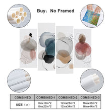 Cargar imagen en el visor de la galería, Póster Cuadro Imagen Lienzo Pintura Colgante de 4 Paneles Diseño de Múltiples Imágenes (Combinación Vertical) Cuadro de lienzo Pintura de 4 partes GY0903229 Personalizado Personalizada con Foto, Texto o Logo