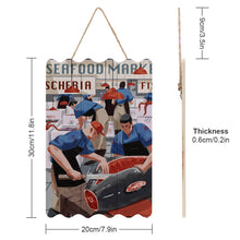 Cargar imagen en el visor de la galería, Cuadro Pintura Imagen Dibujo Colgante de Madera (de forma Ondulada) 20×30cm GY0903174 Personalizado Personalizada con Foto, Texto o Logo