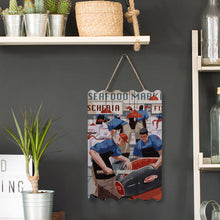 Cargar imagen en el visor de la galería, Cuadro Pintura Imagen Dibujo Colgante de Madera (de forma Ondulada) 20×30cm GY0903174 Personalizado Personalizada con Foto, Texto o Logo