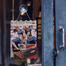 Cargar imagen en el visor de la galería, Cuadro Pintura Imagen Dibujo Colgante de Madera (de forma Ondulada) 20×30cm GY0903174 Personalizado Personalizada con Foto, Texto o Logo