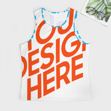 Cargar imagen en el visor de la galería, Camiseta sin manga de moda casual con estampado para hombre BKREV1 Personalizada con Impresión Completa de múltiples imágenes con Foto Logo Patrón Texto