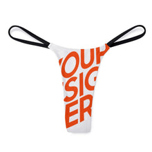 Cargar imagen en el visor de la galería, Braga / Tanga Sexy Suave Cómodo con Estampado para Mujer D42 Personalizado con impresión completa de múltiples imágenes con Foto Texto Patrón