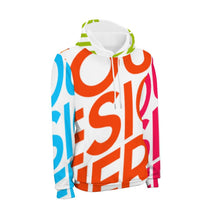 Cargar imagen en el visor de la galería, Traje de Sudadera con capucha casual de deporte para hombre 4T03 Personalizado con Impresión Completa de múltiples imágenes con Foto Logo Patrón Texto