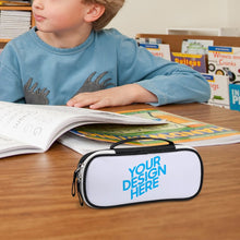 Cargar imagen en el visor de la galería, Estuche Portátil para Cosméticos de PU con Diseño Personalizado de Tu Nombre o Texto