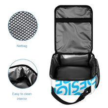Cargar imagen en el visor de la galería, Bolsa de almuerzo aislada Bolsa de asas térmica reutilizable personalizada Impresion completa de una Imagen con Foto Logo Patrón Texto