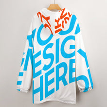 Cargar imagen en el visor de la galería, Sudadera con capucha forro polar bolsillo grande para hombre B412 Personalizada con Impresión Completa de una imagen con Foto Logo Patrón Texto