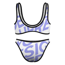 Cargar imagen en el visor de la galería, Bikini Conjunto Traje de Baño Sexy Suave Verano Playa de 2 piezas para mujer S99D54 Personalizado con Impresión Completa de una imagen con Foto Logo Patrón Texto