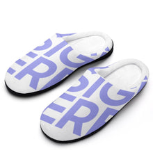 Cargar imagen en el visor de la galería, Pantuflas de Algodón para hombre FS0807018 Personalizadas con Impresión Completa con Foto Logo Patrón Texto