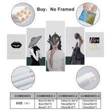 Cargar imagen en el visor de la galería, Póster Cuadro Pintura Imagen Colgante de 5 paneles Diseño de múltiples imágenes (Combinación Vertical) Cuadro de lienzo Pintura de pared de 5 partes GY0903230 Personalizado Personalizada con Foto, Texto o Logo