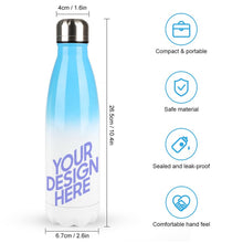 Cargar imagen en el visor de la galería, Botella Térmica / Botella de Agua de acero inoxidable 304 forma de botella de cola de color degradado JJ0520154 Personalizada con Foto Logo Patrón Texto
