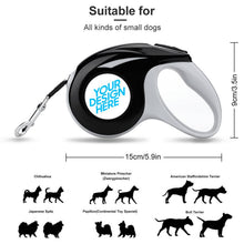 Cargar imagen en el visor de la galería, Correa para Mascotas con Impresión Digital de Diseño Personalizado con Tu Foto o Nombre