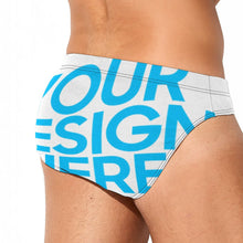 Cargar imagen en el visor de la galería, Bañador / Calzoncillos de Natación con Estampado para Hombre NK05 Personalizados con Foto Logo Patrón Texto (Impresión Completa de una imagen)